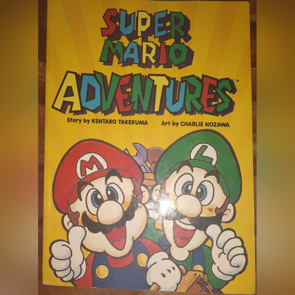 Super Mario Adventures Comic Story Book